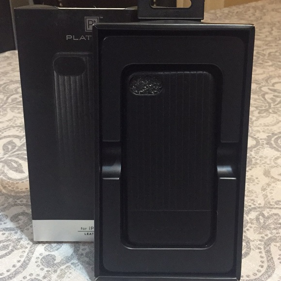 Platinum iPhone 7/8 leather case - Picture 6 of 8